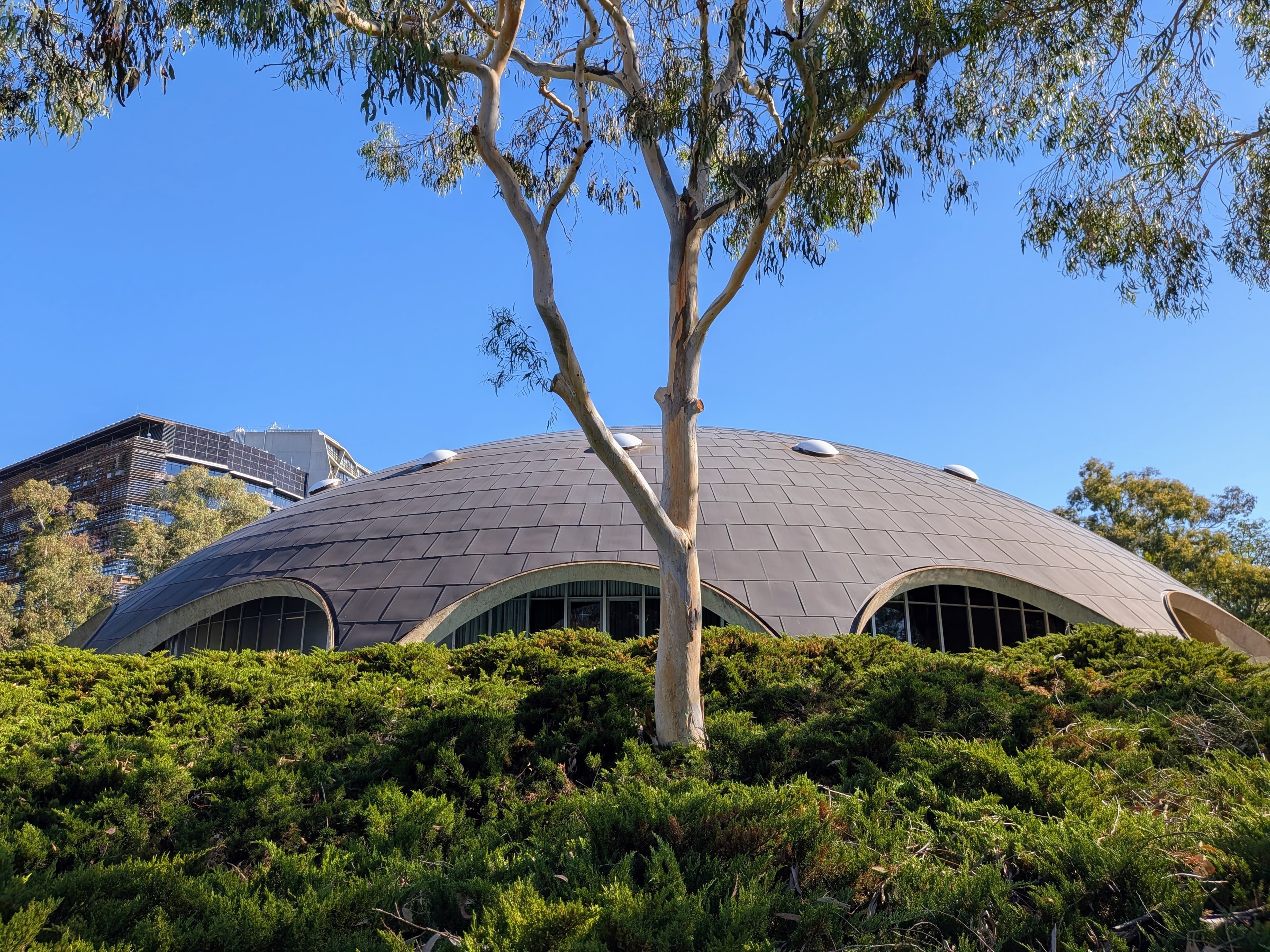 Domed heritage building exterior with classical architecture